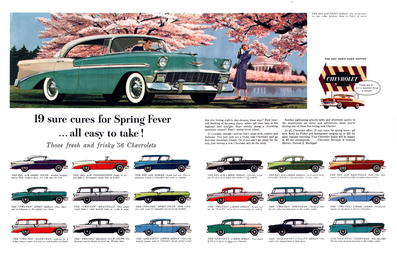1956 Chevrolet Auto Advertising